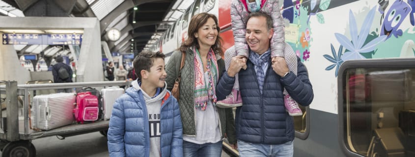 Family Coaches on Swiss Trains