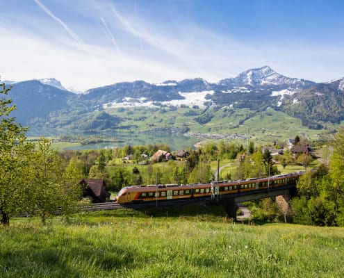 Voralpen-Express bei Steinerberg
