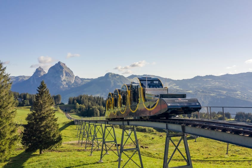Stoosbahn im Sommer